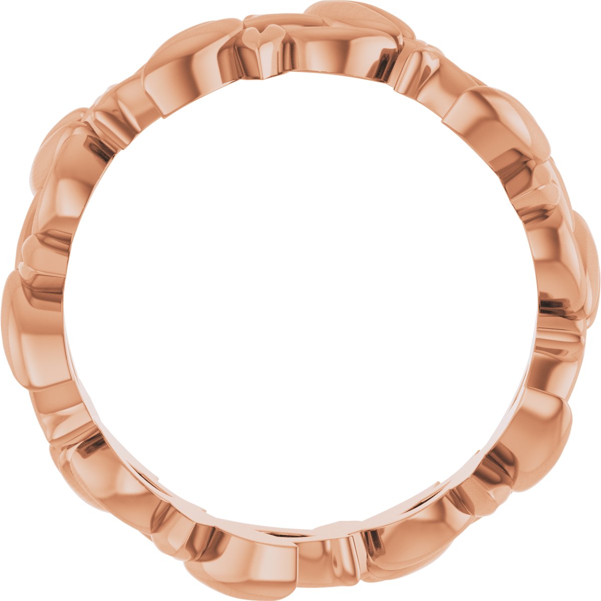 Floral Pierced Band