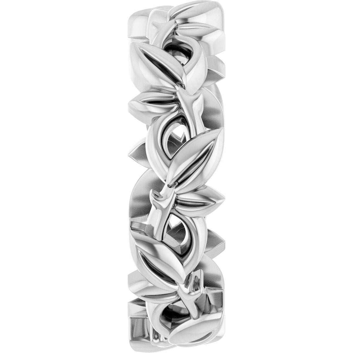 Floral Pierced Band