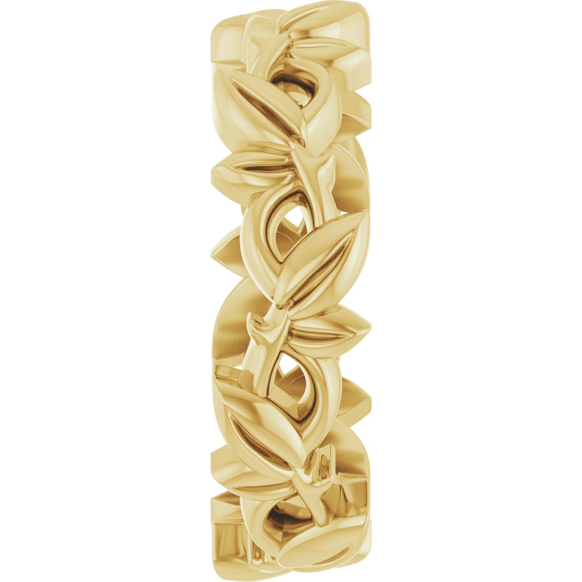 Floral Pierced Band