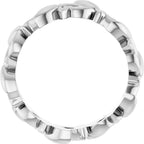 Floral Pierced Band