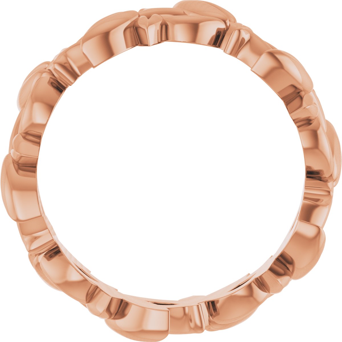Floral Pierced Band