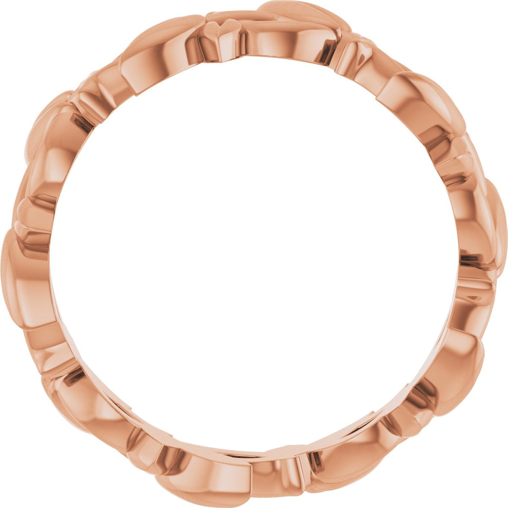 Floral Pierced Band