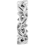Floral Pierced Band