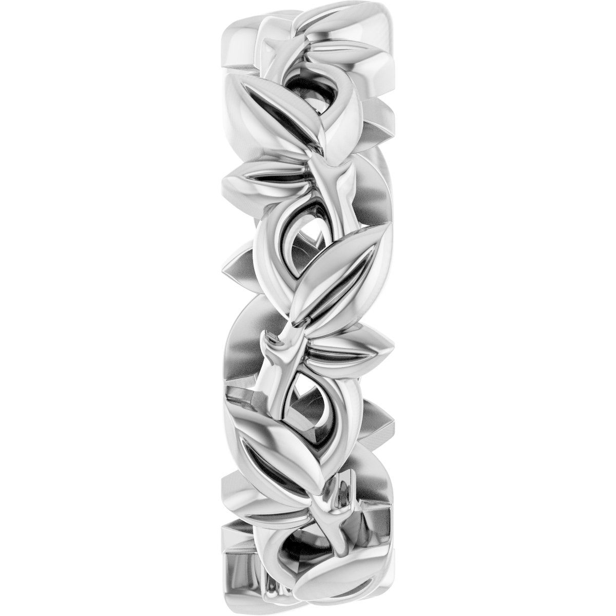 Floral Pierced Band