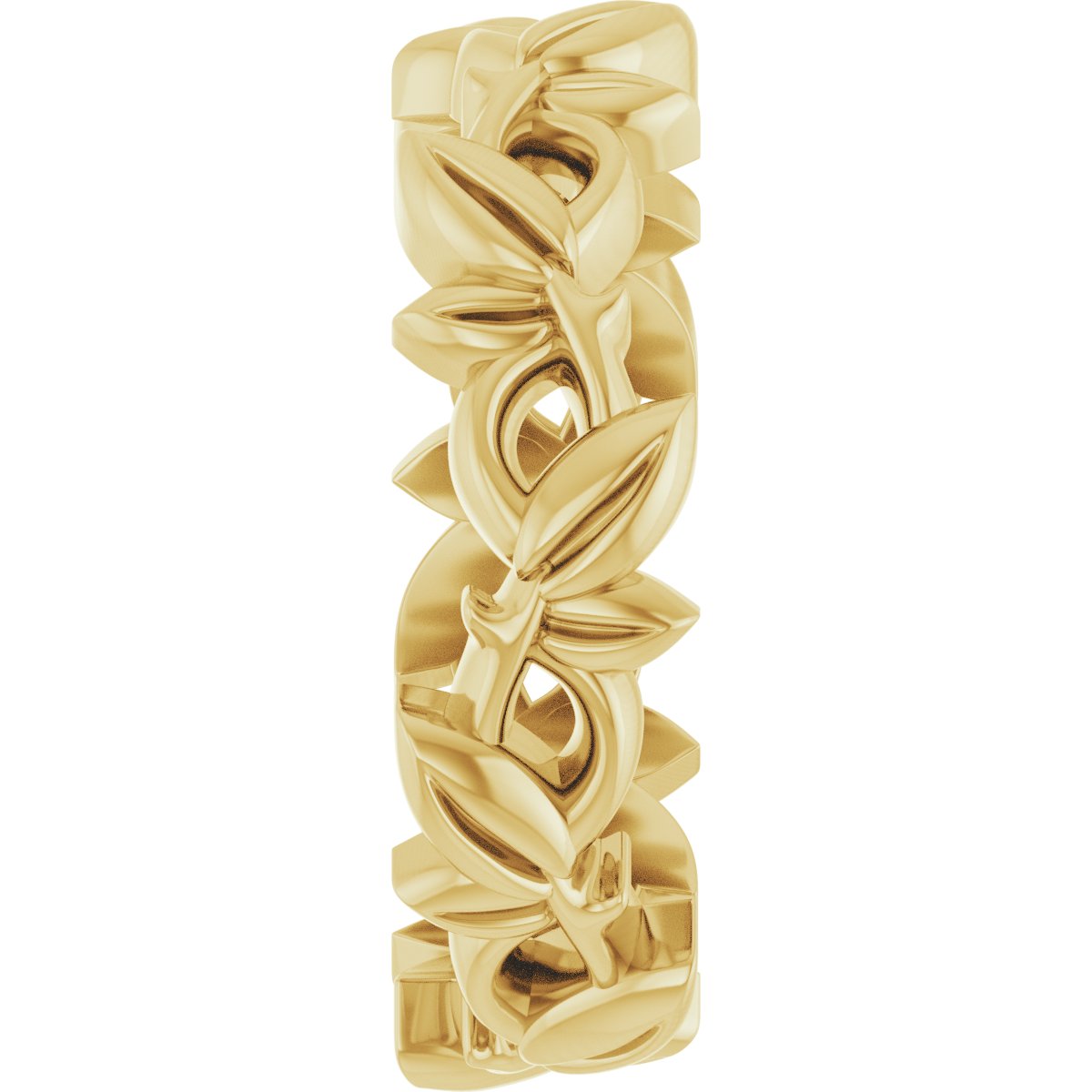 Floral Pierced Band