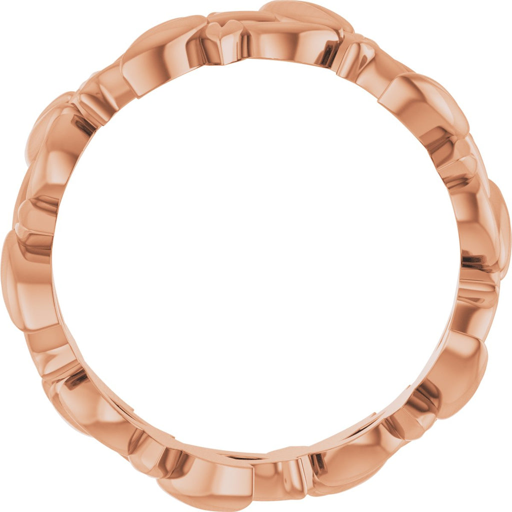 Floral Pierced Band