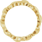 Floral Pierced Band