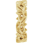 Floral Pierced Band