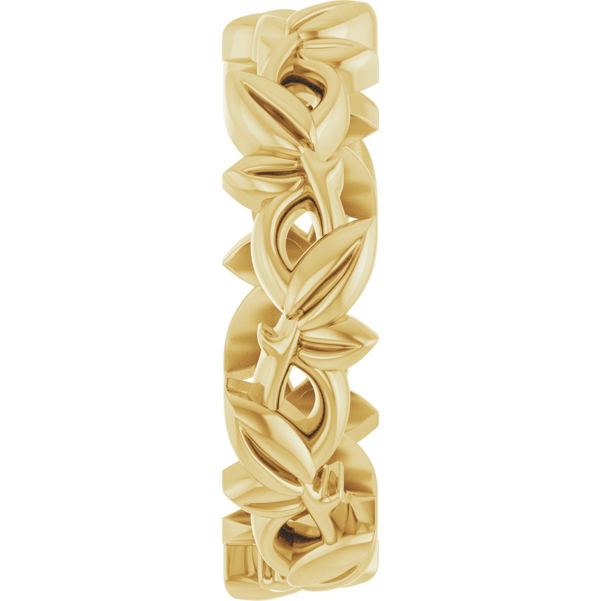 Floral Pierced Band