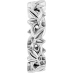 Floral Pierced Band