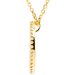 Tiny Peace Sign Necklace