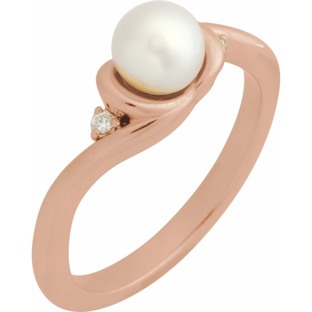 Accented Pearl Ring