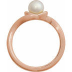 Accented Pearl Ring
