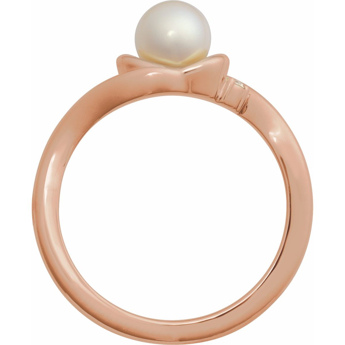 Accented Pearl Ring