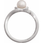 Accented Pearl Ring