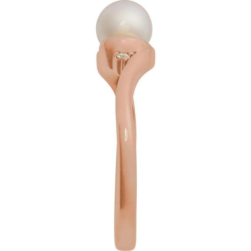 Accented Pearl Ring