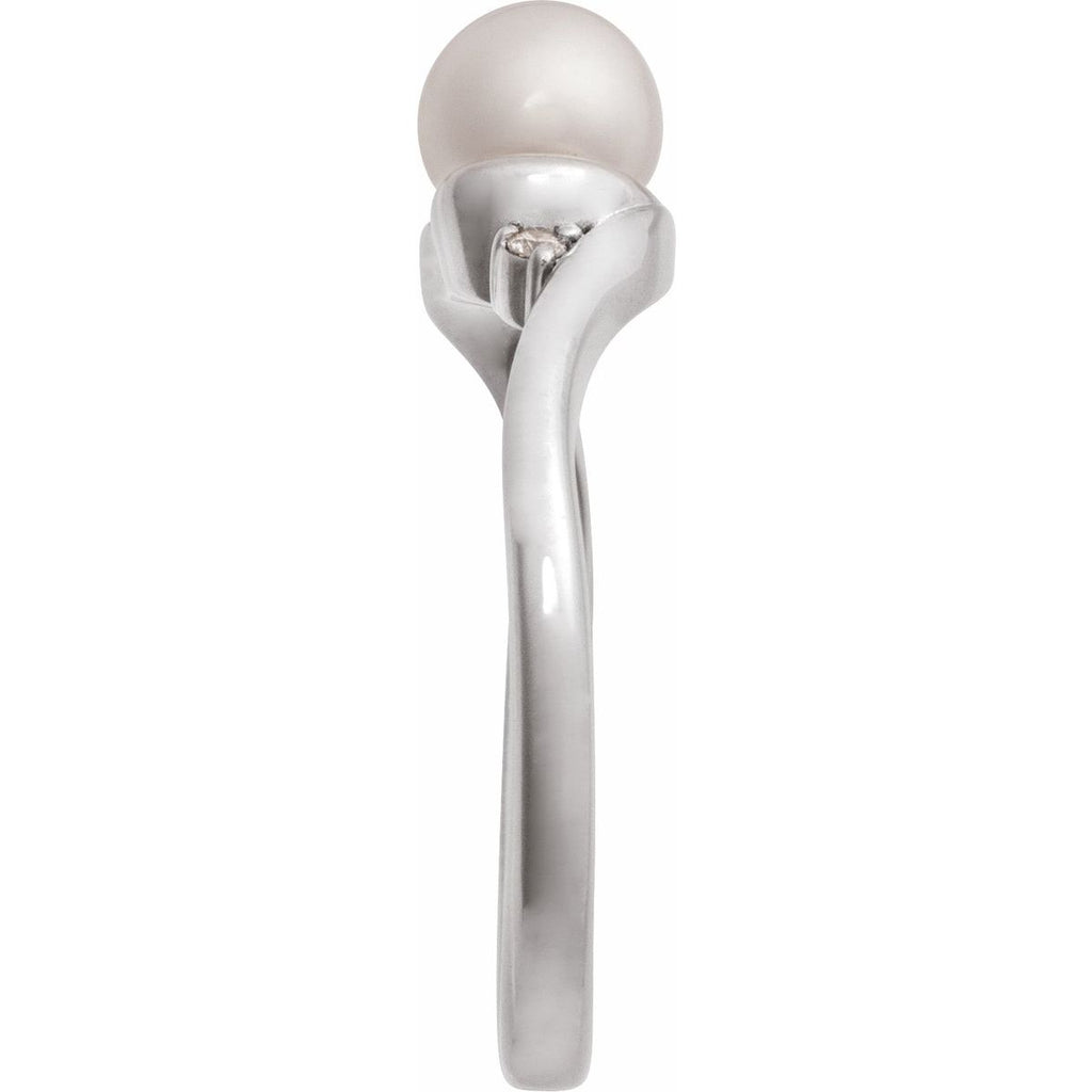 Accented Pearl Ring