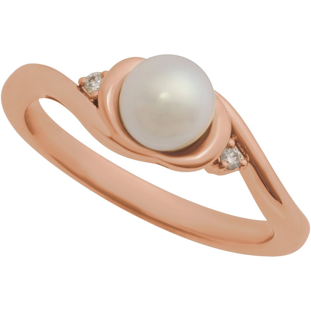 Accented Pearl Ring