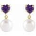 Heart & Pearl Earrings