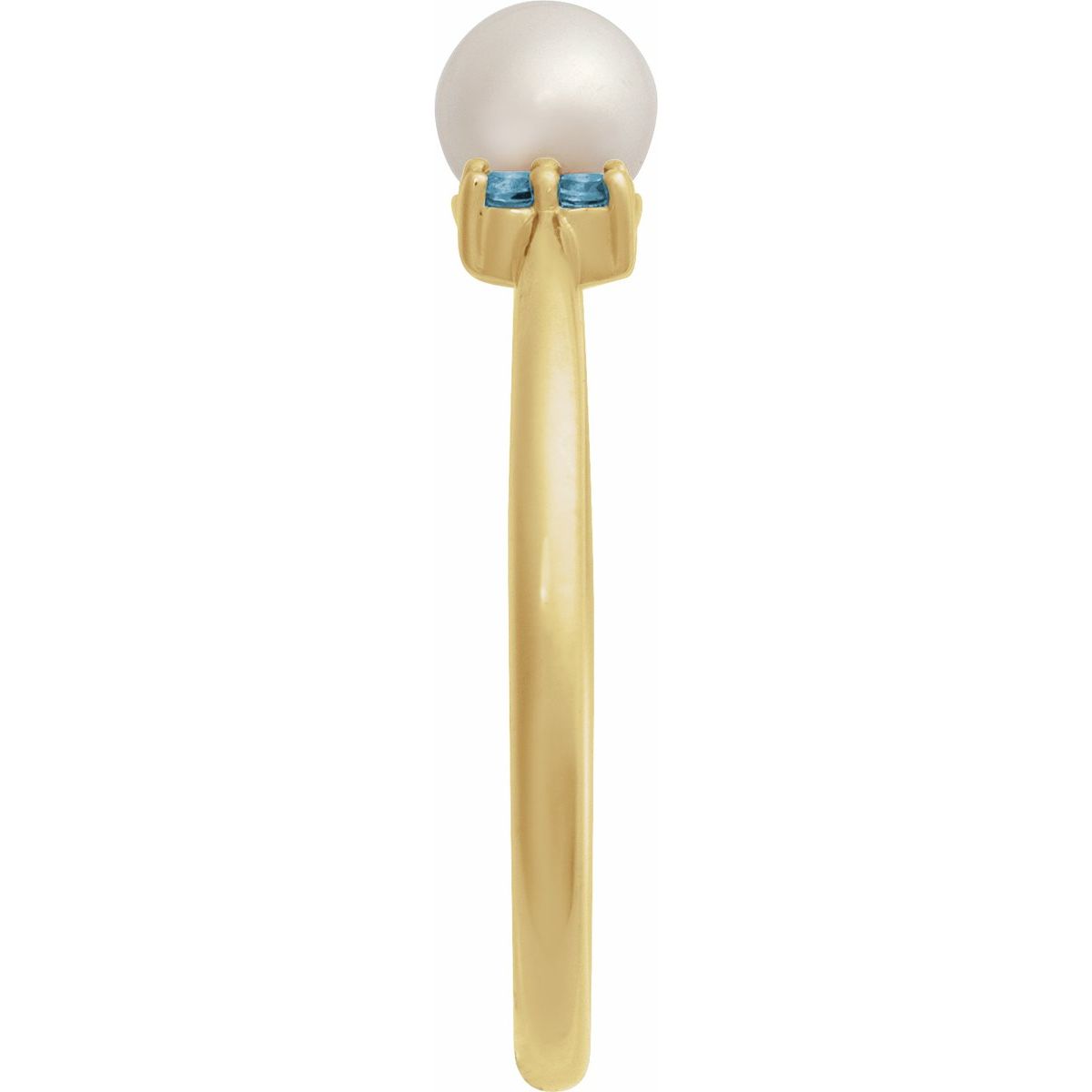 Accented Pearl Ring