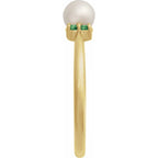 Accented Pearl Ring