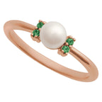Accented Pearl Ring