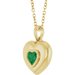 Puffed Solitaire Necklace or Charm/Pendant