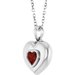 Puffed Solitaire Necklace or Charm/Pendant