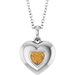 Puffed Solitaire Necklace or Charm/Pendant