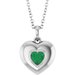 Puffed Solitaire Necklace or Charm/Pendant