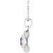 Puffed Solitaire Necklace or Charm/Pendant