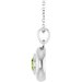 Puffed Solitaire Necklace or Charm/Pendant