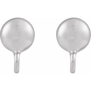 Half Ball Earring Top