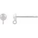 Half Ball Earring Top