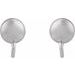 Half Ball Earring Top