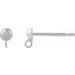 Half Ball Earring Top
