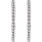Starburst Hoop Earrings