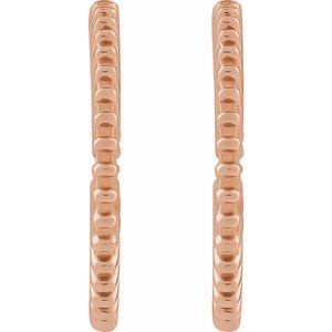 Starburst Hoop Earrings