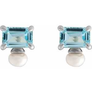 Accented Pearl Earrings