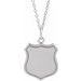 Engravable Police Badge Necklace or Pendant