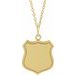 Engravable Police Badge Necklace or Pendant