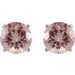 Round 4-Prong Lightweight Stud Earrings