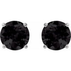 Round 4-Prong Lightweight Stud Earrings