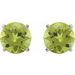 Round 4-Prong Lightweight Stud Earrings