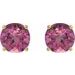 Round 4-Prong Lightweight Stud Earrings