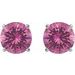 Round 4-Prong Lightweight Stud Earrings