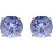 Round 4-Prong Lightweight Stud Earrings