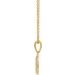 Accented Initial Necklace or Pendant