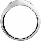 Engravable Accented Signet Ring