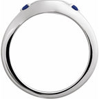Engravable Accented Signet Ring